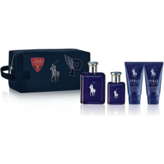 Ralph Lauren Polo Blue Gavesæt: EDT 125ml - EDT 40ml - Shower Gel 50ml - Aftershave Balm 50ml