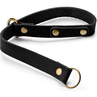 Kamera Håndledsrem | Sort Vintage Læder