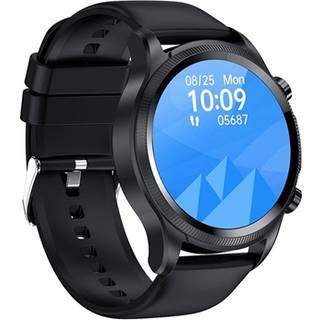 Vandtæt Sports Smartwatch med EKG E400 - TPU Rem - Sort