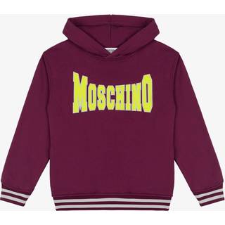 Moschino Kids Logo cotton jersey hoodie - red - Y 5