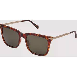 Fossil FOS 3152/G/S Asian Fit N9P/QT 56 Solbriller Mænd Tortoiseshell - Matte Dark Tortoise - 56mm