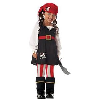 Californien kostumer Toddler Girls Pirate Costume Large (4-6)