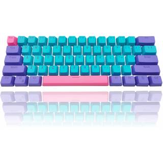 GTSP 61 KeyCaps 60 procent Ducky One 2 Mini Keycaps til mekanisk tastatur OEM -profil RGB PBT KeyCap Set med n?glepulver til Cherry MX -switches