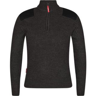 Engel 8017-501 Combat strik med høj krave Antracit Melange 4XL