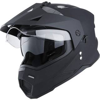 1Storm Dual Sport Fuldansigts-hjelm til motorcykel/motocross (off-road) - Størrelser S-XXL, Komfortabel, Sikker pasform