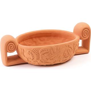 Seletti Vases - 'Magna Graecia, Centrotavola' terracotta centerpiece in TERRACOTTA TERRACOTTA