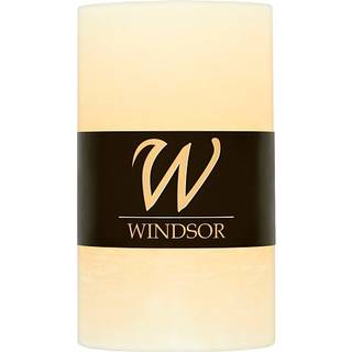 Windsor rustikt bloklys 7x12 cm - elfenben (På lager i butik)
