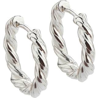CURLY HOOP MEDIUM | SILVER