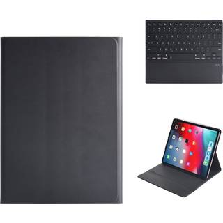 iPad Pro 12.9 (2018) - Bluetooth/trådløs Tastatur m/Backlight - DANSK layout m/aftagelig cover - Sort