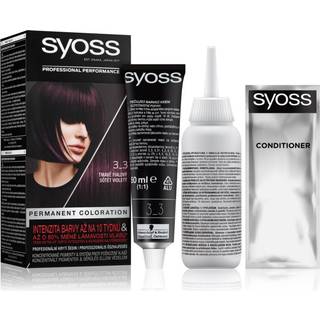 Syoss Permanent Color Permanent hårfarve Skygge 3_3 Dark Violet 1 stk. - 1 stk.