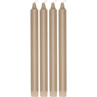 Scandi Essentials Ambiance kronelys 4-pak 27 cm Sand