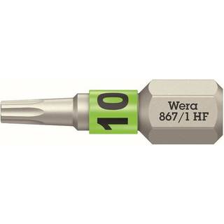 Wera 867/1 TORX HF Bits 25 mm, med holdefunktion TX10