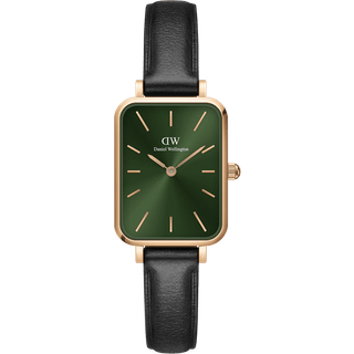 Daniel Wellington DW Watch Quadro Pressed Sheffield Emerald Rose Gold 20x26mm