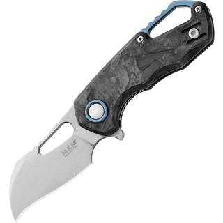 Isonzo M390 Hawkbill foldekniv, marble carbon fiber