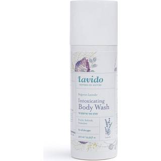Lavido - Naturlig bulgarisk lavendel berusande kroppstvätt | Cleanse Refresh Hydrate Skin (13,5 fl oz | 400 ml) Förpackningen kan variera