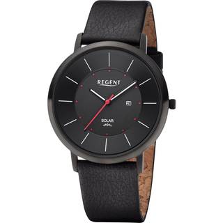 Regent 11110936 Herren-Solaruhr Schwarz