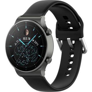 Smartwatch Buckle Silikone Rem (22mm) m. Spænde - Sort
