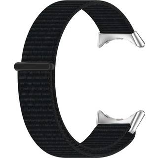 Google Pixel Watch 1 / 2 / 3 Nylon Rem m. Velcro - Sort