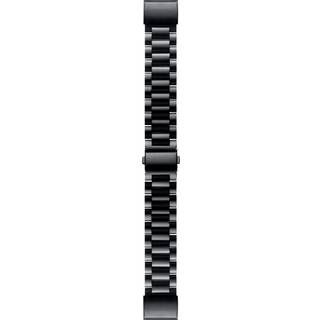 Triacle Natural Urrem stål Garmin Quickfit 22 mm, sort ➞ På lager - klar til levering