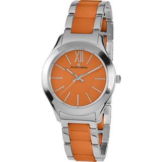Jacques Lemans 1-1796L Damenuhr Keramik Stahl/Orange