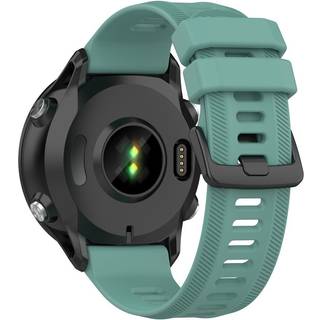 Garmin Rem 22mm Silikone Rillet - Mørkegrøn