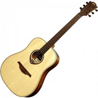 LAG Tramontane 88 T88D Natural Dreadnought Guitar (Så godt som nyt)