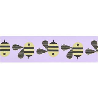 Paper Poetry Taftband Bienen 38mm 3m - Lila