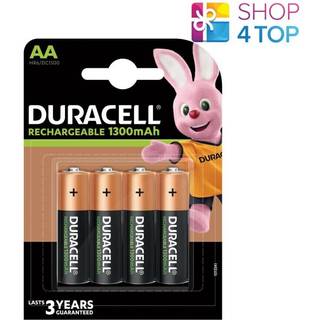 Duracell Recharge R6/AA Genopladelige batterier 1300mAh - 4 stk.