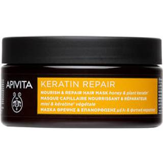 Apivita Keratin Repair Nourish Repair Hair Mask Genoprettende maske til skadet hår Med keratin 200 ml - 200 ml