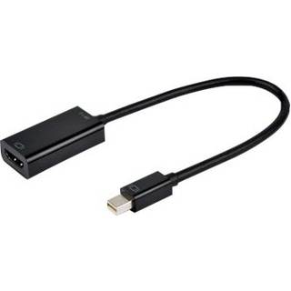 Prokord Hdmi Adapter 4k 0.15m. Mini Displayport Hdmi Sort