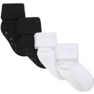 BeKids Baby rib strømpe m. ABS (4-pak) - 100