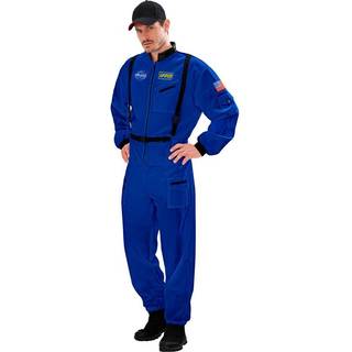 Blåt Astronaut kostume
