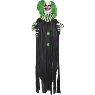 Killer Clown mit Grünen Haaren & LED Augen