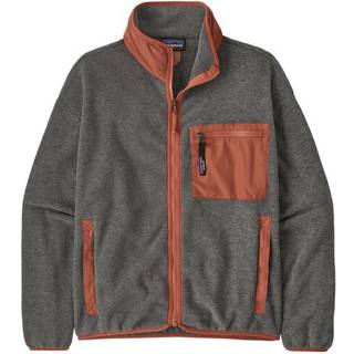 Patagonia Synch Hættetrøje med lynlås - XL - nickel w/burl red