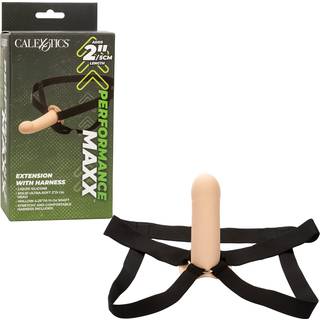 CALEXOTICS - PERFORMANCE MAXX EXTENSION WITH HARNESS BROWN SKIN