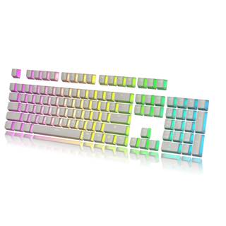 HK Gaming Pudding Keycaps Set Doubleshot PBT KeyCap Set Fuld 108 OEM-profiln?gle Set ANSI US-Layout til mekanisk tastatur kompatibel med Cherry M