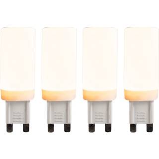 Sæt med 4 G9 3-trins dæmpbare LED-lamper 4,5W 500 lm 2700K