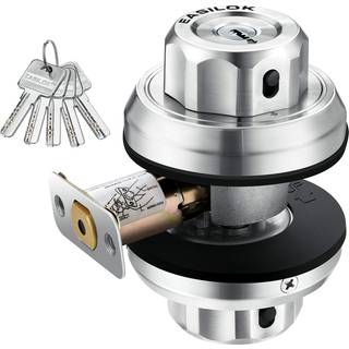 Easilok twist til l?s deadbolt l?s n?glefri med anti-mislock-knap En natl?s er ikke-pickable p? indvendig opbevaring af hovedd?rl?sen l?st s?vel