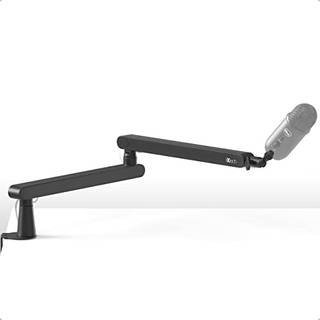 Ixtech Mic Arm Desk Mount Low Profile 360 ??Drej mikrofon Boom Arm Justerbar mikrofonarm med aftagelig stigningskolonne og indbygget kabelstyring