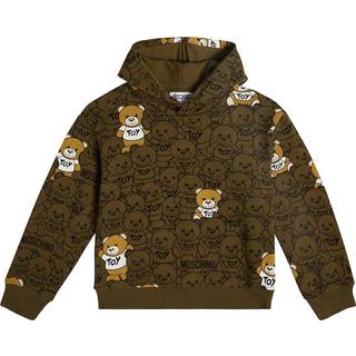 Moschino Kids Teddy Bear cotton jersey hoodie - multicoloured - Y 4