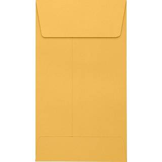 Luxpaper #5 1/2 m?ntkonvolutter | 3 1/8 """" x 5 1/2 """" | Brown Kraft | 24lb. Tekst | 50 Antal