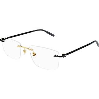 Montblanc MB0281O 001 53 Briller Mænd Guld - Gold Black - 53mm