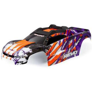 Traxxas - TRX8611T - Body, E-Revo®, purple (painted, decals applied) (assembled with front & rear body mounts and rear body support for clipless moun