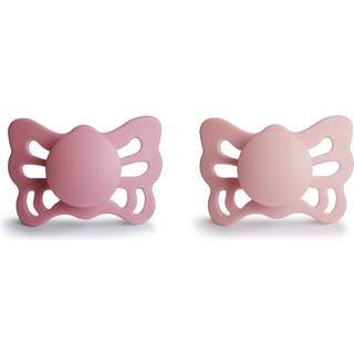 FRIGG Butterfly Anatomisk Silikone Cedar/Baby Pink str. 1 - 2 stk.