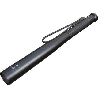 LED-lommelygte i aluminium, 10W, 300 lm, 29 cm, batteridrevet