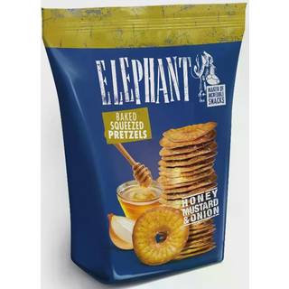 Elephant Pretzels Honey Mustard & Onion (160 g)