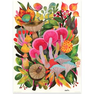 ?gte Fred Mushroom Toomuchery af Helen Dardik 500-stykke puslespil 16,5x22,5 tommer diverse 5289255