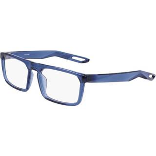 Nike 7306 413 55 Briller Mænd Blue - Transparent Blue - 55mm
