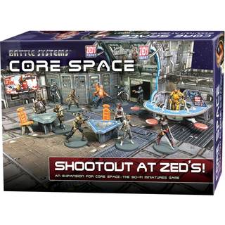 Battle Systems Core Space Shootout p? Zeds Expansion Set - Miniatures - Board Game - Event Cards - Modular 3D Terrain - Wargaming BSGCSE001