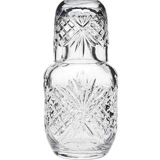 Godinger Bedside Night Carafe - kop og flaske for at holde ved siden af ???in seng til en praktisk midnatdrink 16oz